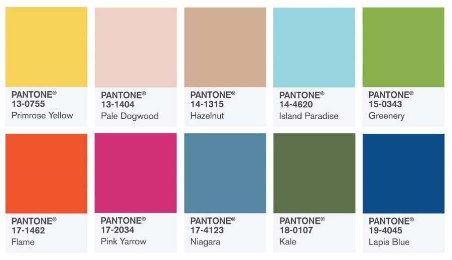 Pantone colors