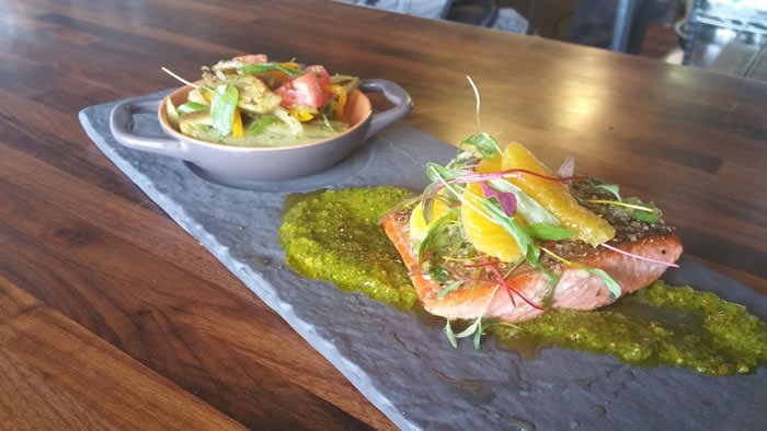 Edible Garden recipe centro stern salmon