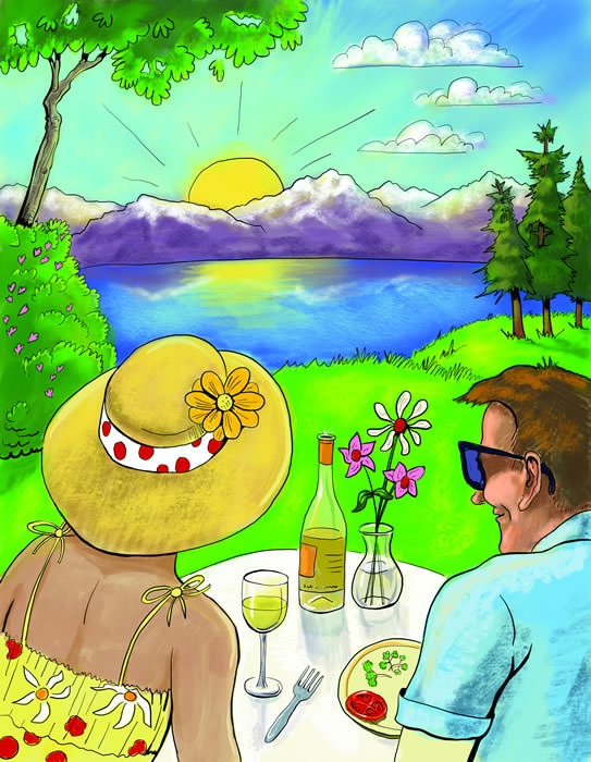 00 Al fresco Cover Story Lead Art or use as spot illustrationth