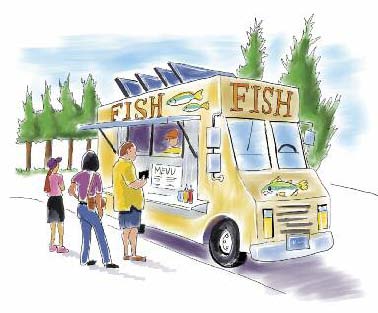 food truck illustration
