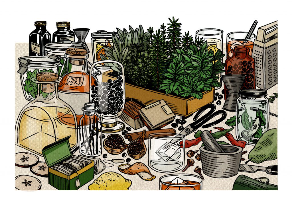 Drinks on Your infusions illustration