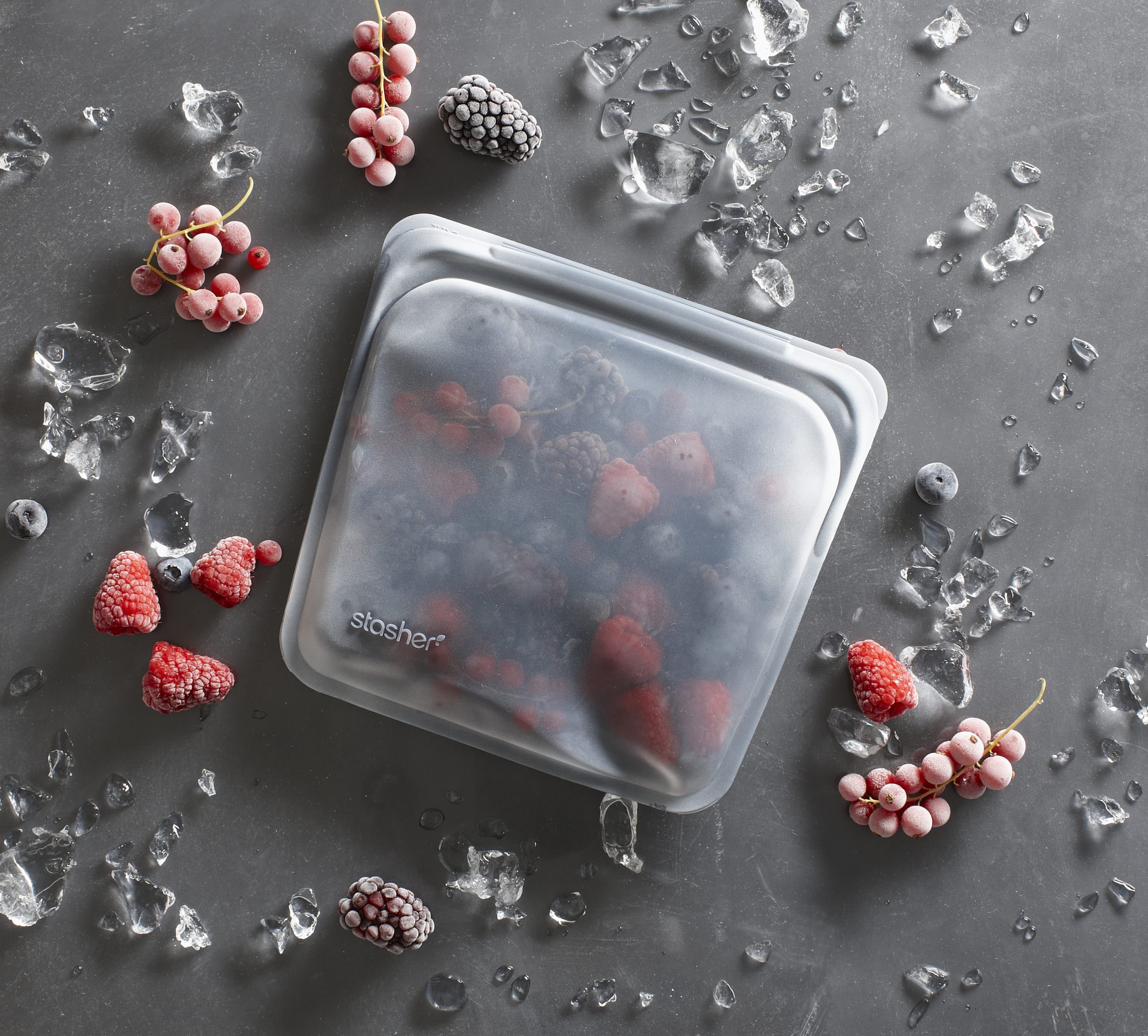 Stasher frozen fruit