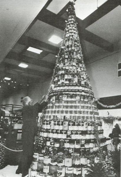 Canned Food Christmas Tree Salvation Army1 cropped web