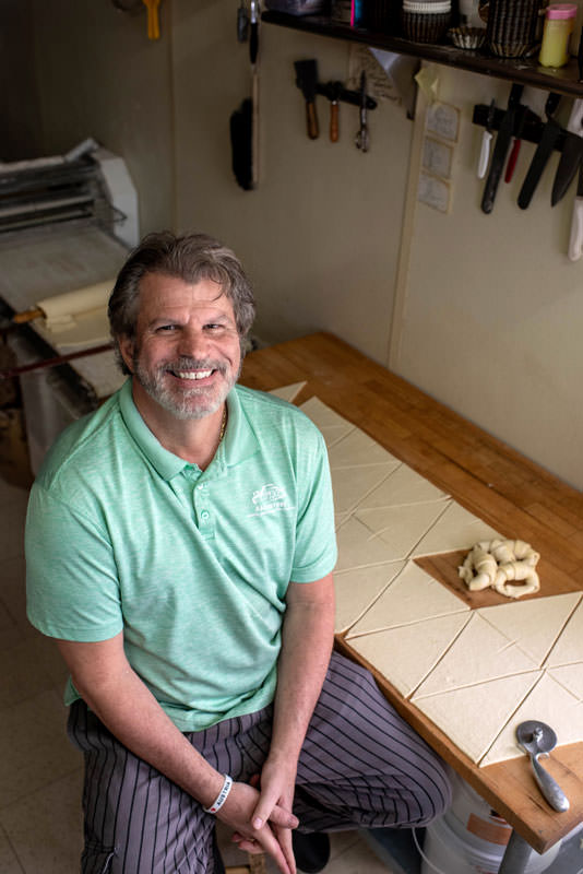 Owner and pastry chef Don Holtzer at his bakery, Franz’s Bakstube Austrian Bakery and Fine Pastries, in Reno
