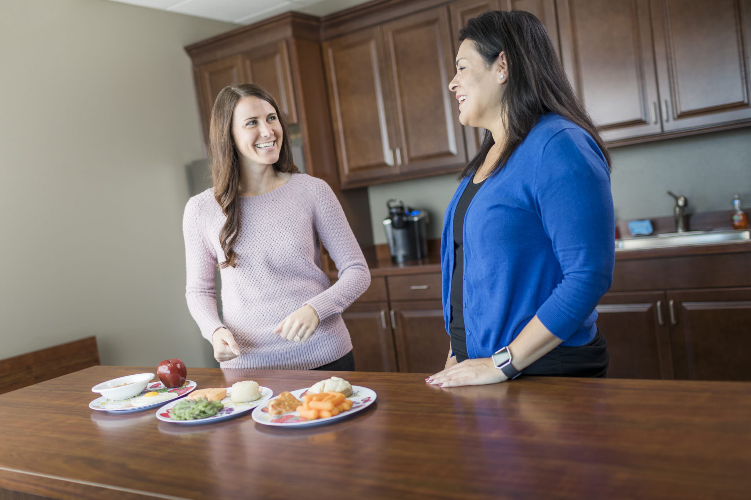 Two women in a kitchen