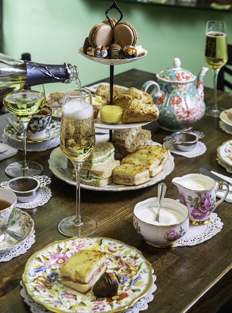 High tea at Bouchée Confections in Reno, Nevada