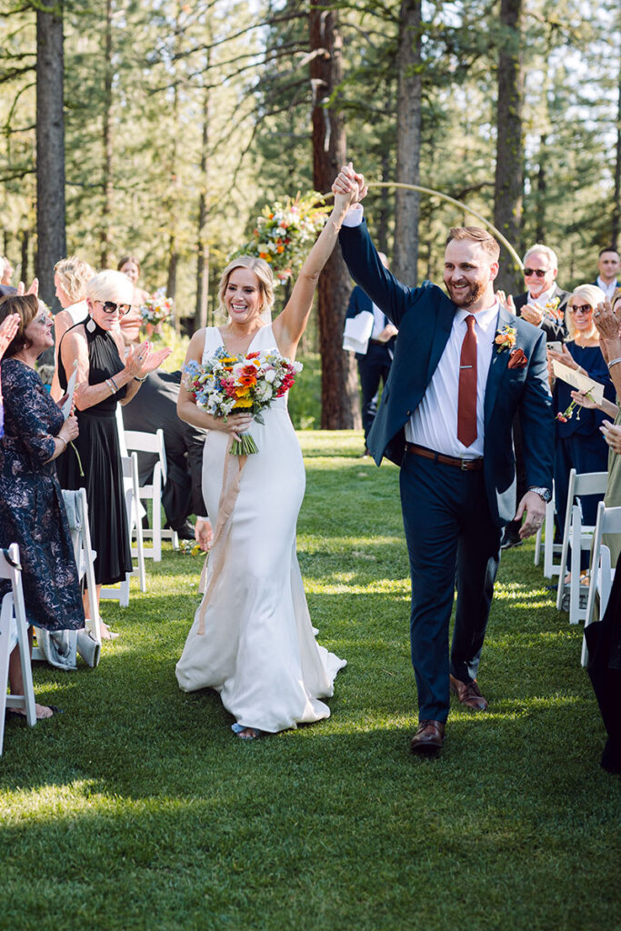 The wedding of Mike and Catie Gailey at Chalet View Lodge in Graeagle.