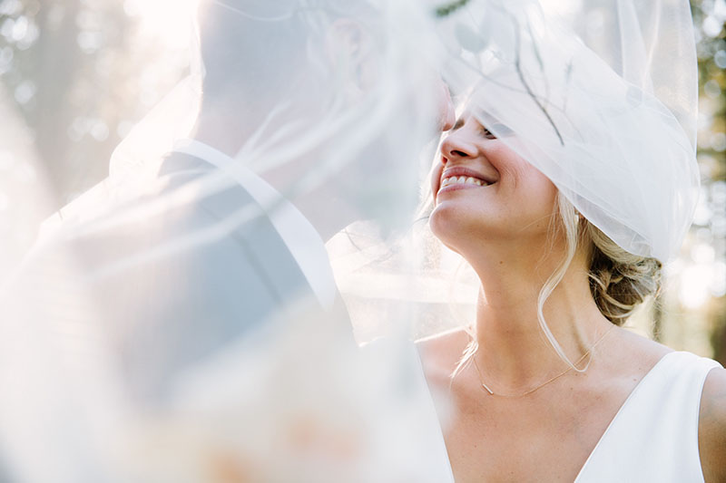 Newlyweds Mike and Catie Gailey.