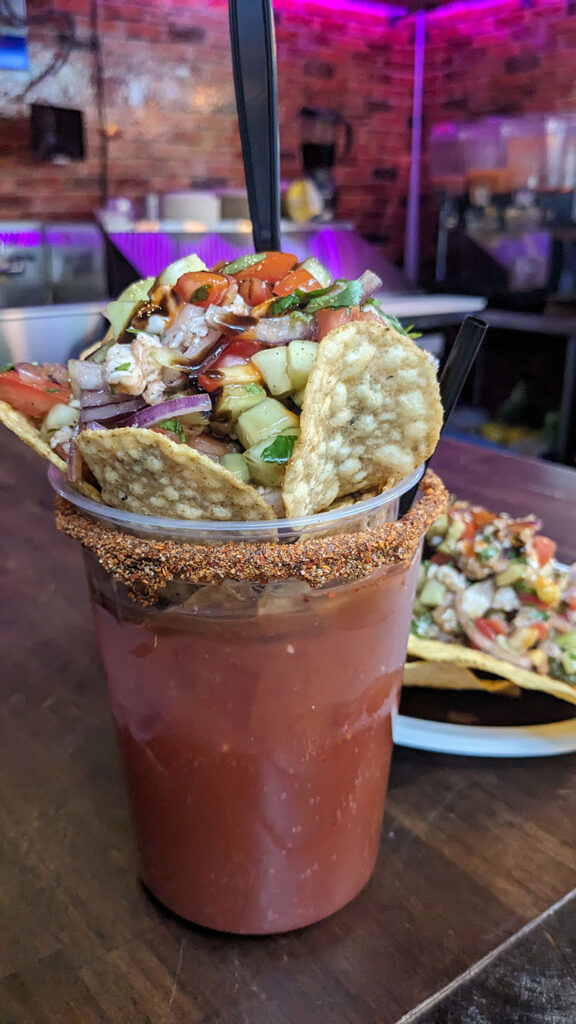 Botanera michelada at Miches Vatos in the Reno Public Market