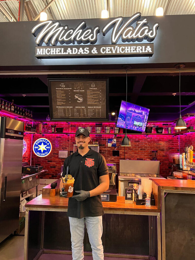 Miches Vatos’ owner Ricardo Bravo-Ru
