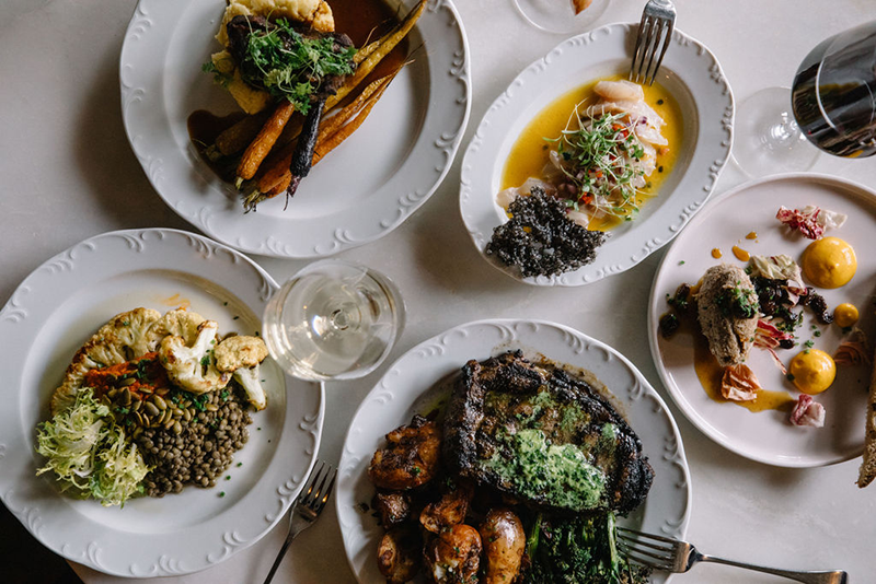 Dishes at Lola, at The National Exchange in Nevada City